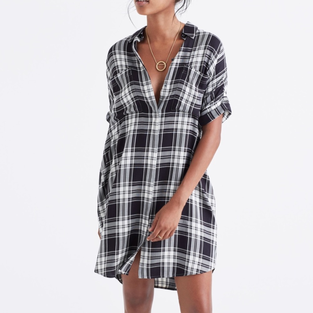 Madewell Courier Shirtdress -XS- NWOT